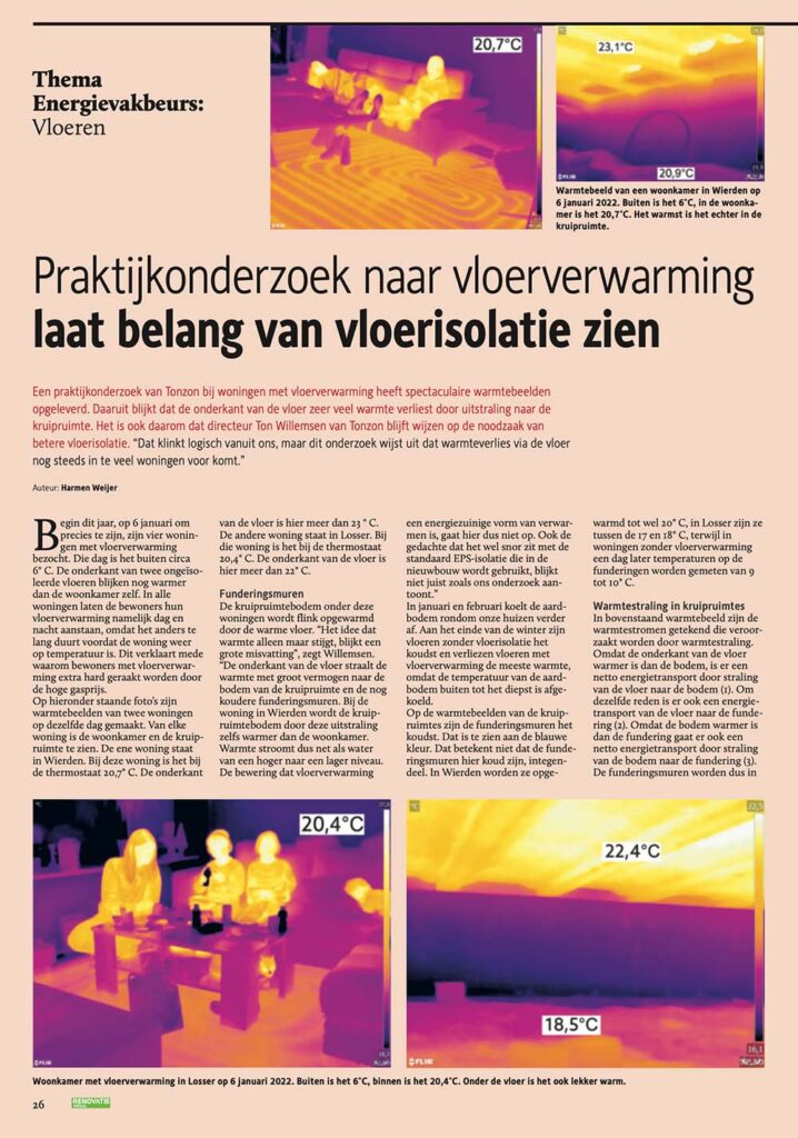 tonzon isolatie artikel